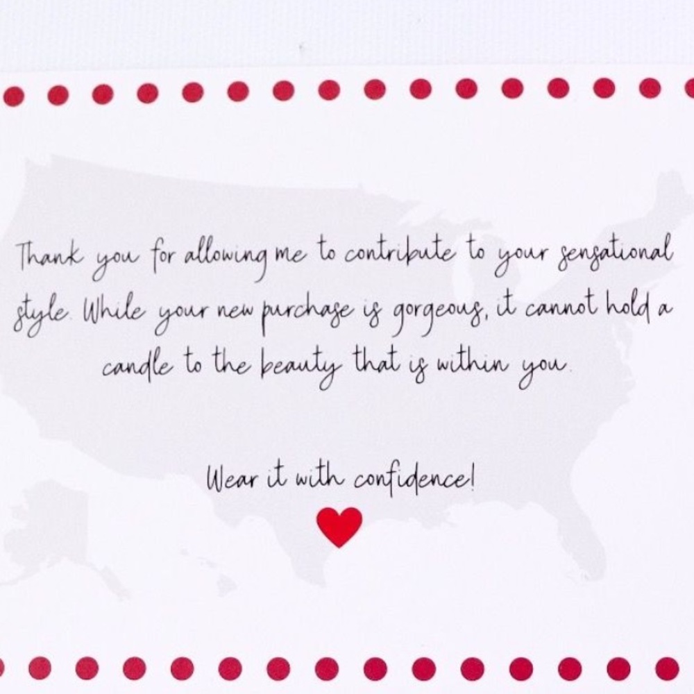 25 4X6 Confidence Thank You Cards PRICE IS FIRM - Picture 5 of 5